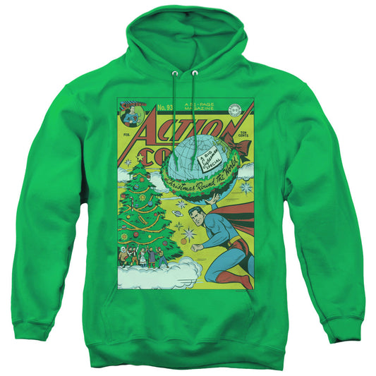 DC Comics Cover No. 93 Mens Hoodie Kelly Green Officially Licensed