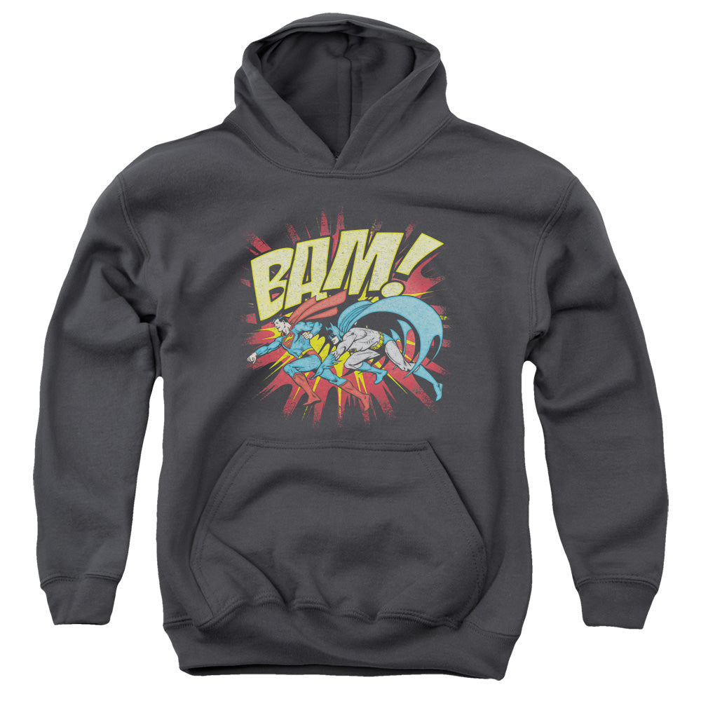 DC Comics Bam Kids Youth Hoodie Charcoal Officially Licensed