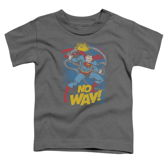 DC Comics No Way Toddler Kids Youth T Shirt Charcoal Officially Licensed