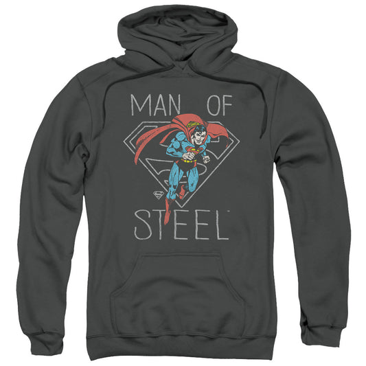 DC Comics Hardened Heart Mens Hoodie Charcoal Officially Licensed