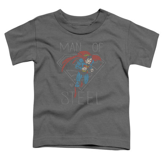DC Comics Hardened Heart Toddler Kids Youth T Shirt Charcoal Officially Licensed