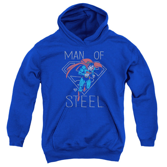 DC Comics Hardened Heart Kids Youth Hoodie Royal Blue Officially Licensed