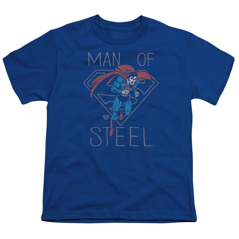 DC Comics Hardened Heart Kids Youth T Shirt Royal Blue Officially Licensed