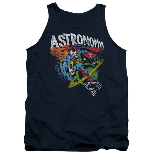 Dc Astronomy Mens Tank Top Shirt Navy Officially Licensed