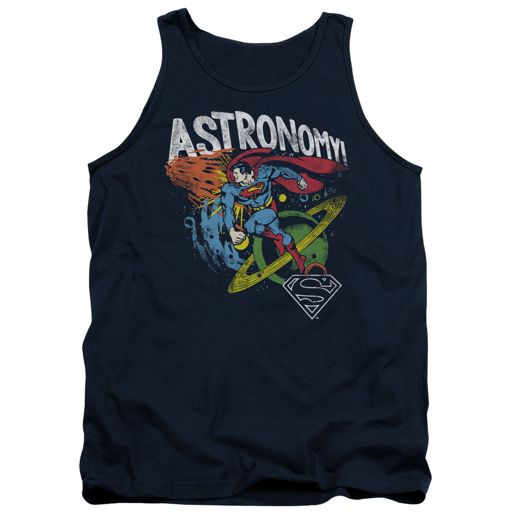Dc Astronomy Mens Tank Top Shirt Navy Officially Licensed