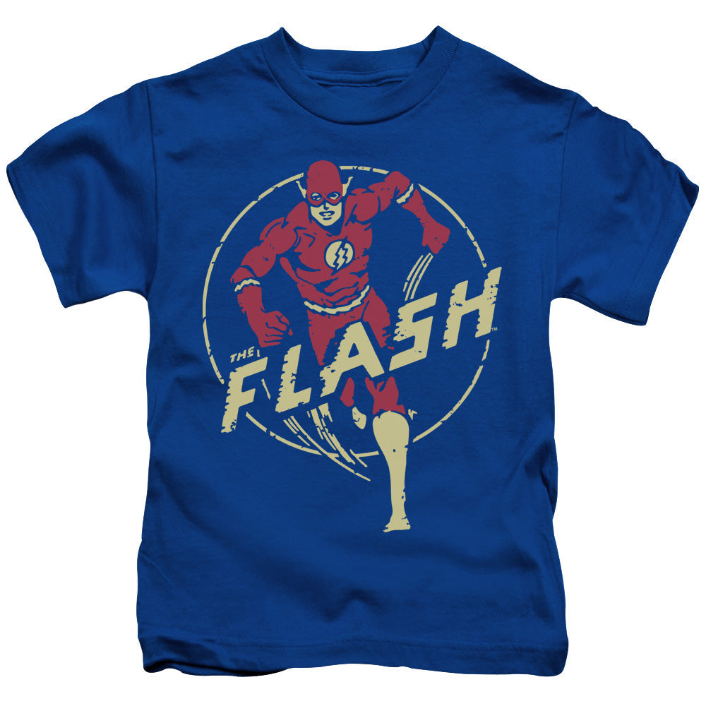 DC Comics Flash Flash Comics Juvenile Kids Youth T Shirt Royal Blue Officially Licensed