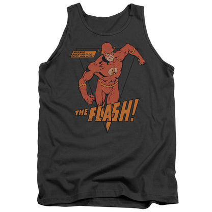 Dc Flash Whirlwind Mens Tank Top Shirt Charcoal Officially Licensed