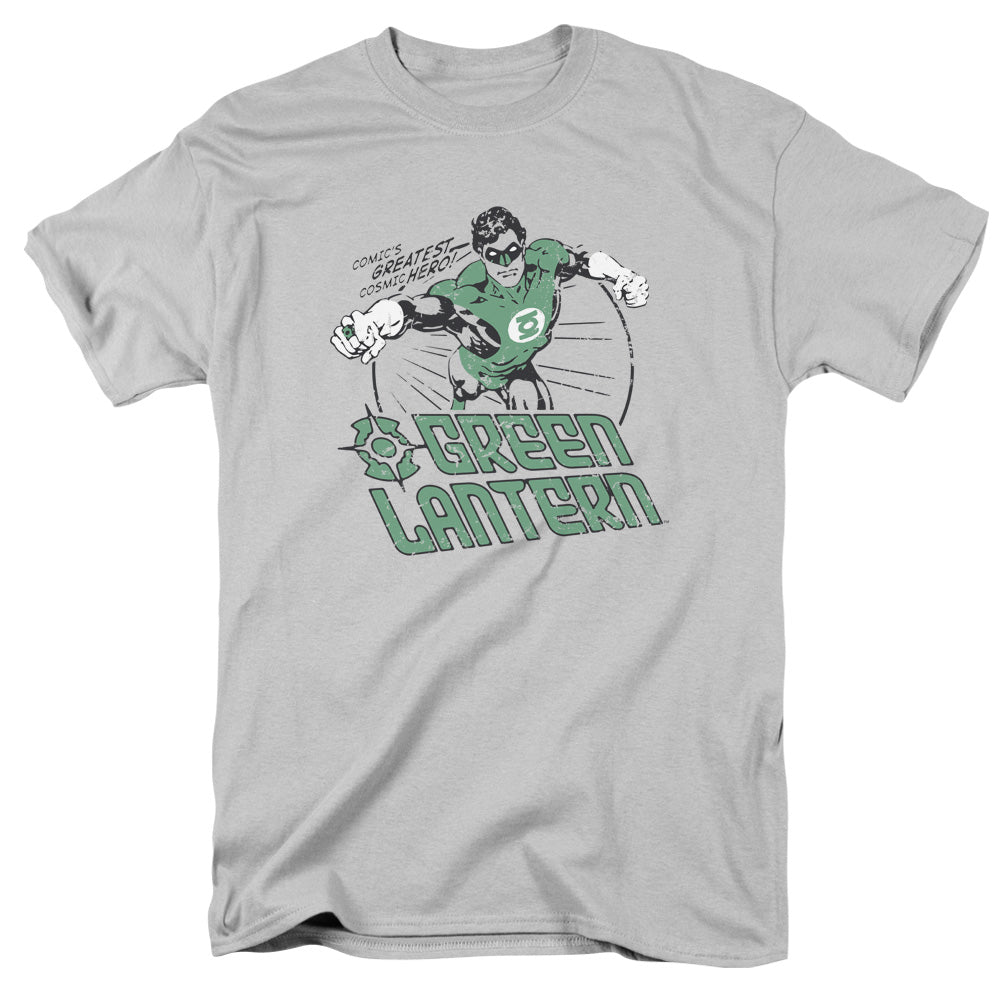 Dc Cosmic Hero Mens T Shirt Silver Officially Licensed