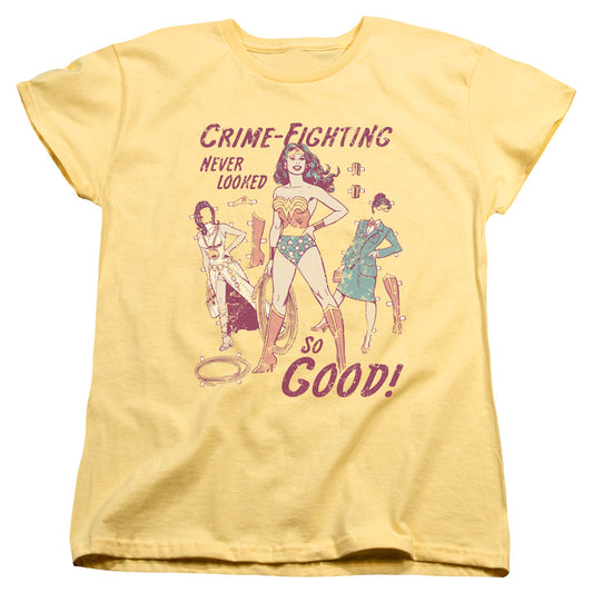 DC Comics Ww Paper Doll Womens T Shirt Banana Officially Licensed