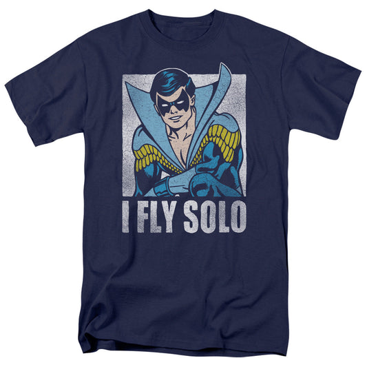 Dc Fly Solo Mens T Shirt Navy Officially Licensed