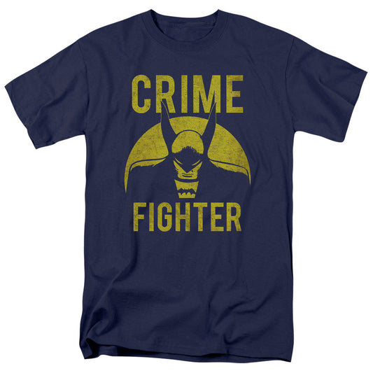 Dc Fight Crime Mens T Shirt Navy Officially Licensed