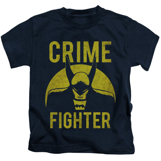DC Comics Fight Crime Juvenile Kids Youth T Shirt Navy Blue Officially Licensed