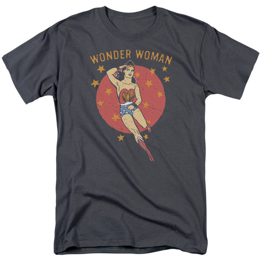 DC Comics Wonder Circle Mens T Shirt Charcoal Officially Licensed