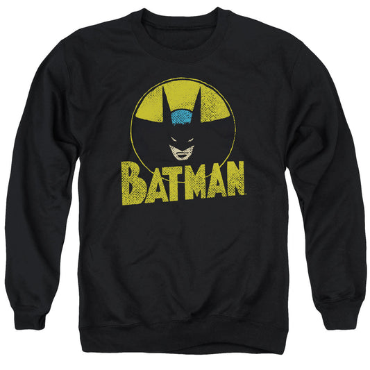 Dc Circle Bat Mens Crewneck Sweatshirt Black