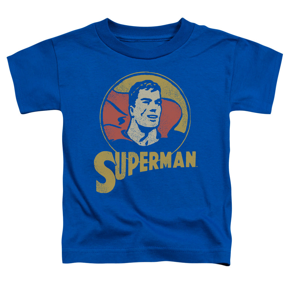 DC Comics Super Circle Toddler Kids Youth T Shirt Royal Blue Officially Licensed