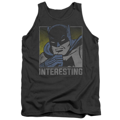 Dc Interesting Mens Tank Top Shirt Charcoal Officially Licensed