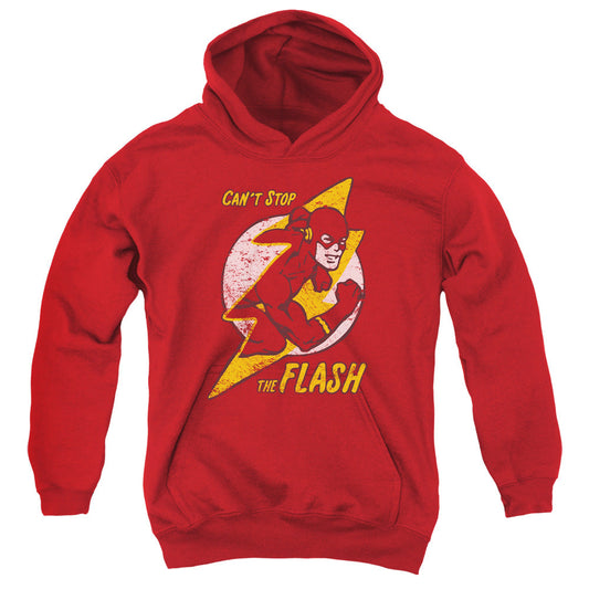 DC Comics Flash Flash Bolt Kids Youth Hoodie Red Officially Licensed