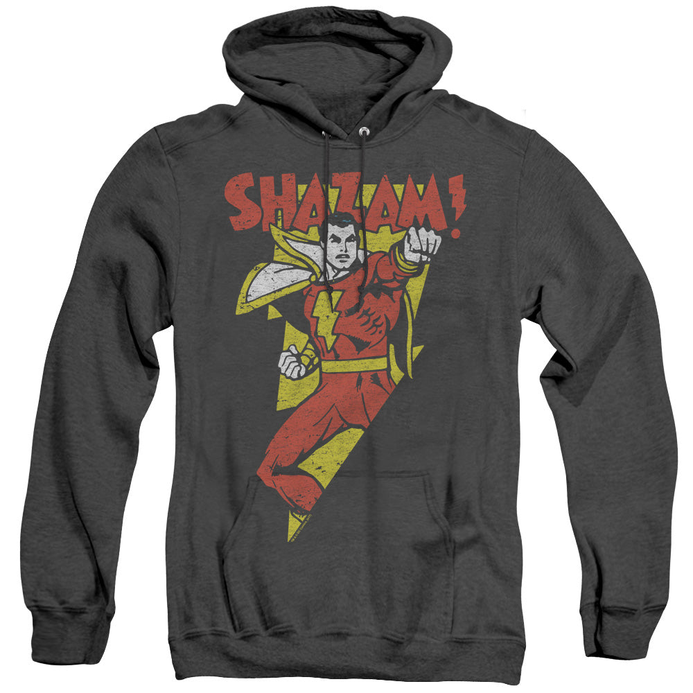 Dc In Bolt Heather Mens Hoodie Black Officially Licensed