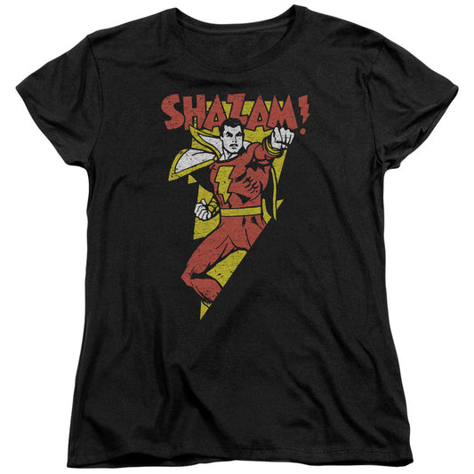 DC Comics in Bolt Womens T Shirt Black Officially Licensed