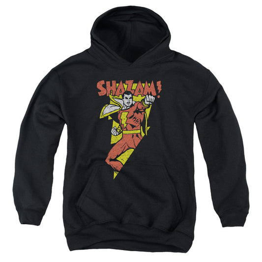 DC Comics in Bolt Kids Youth Hoodie Black Officially Licensed