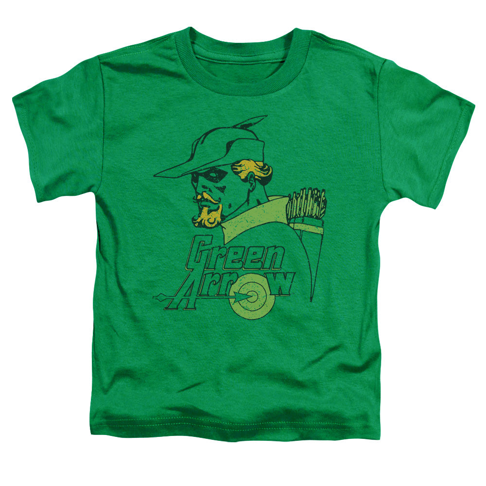 DC Comics Close Up Toddler Kids Youth T Shirt Kelly Green Officially Licensed