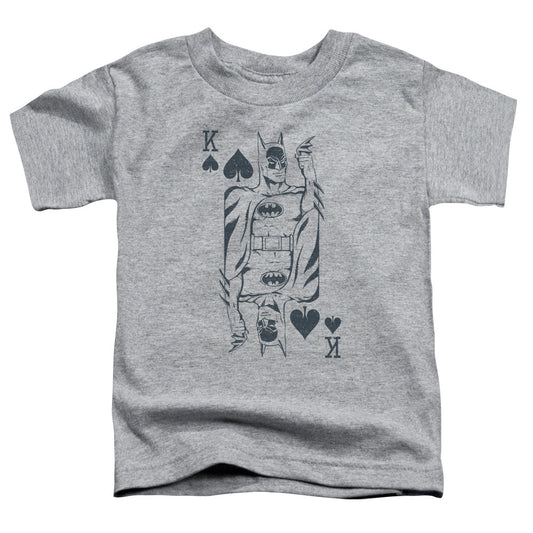 DC Comics Bat Card Toddler Kids Youth T Shirt Athletic Heather Officially Licensed