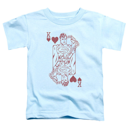DC Comics Super Card Toddler Kids Youth T Shirt Light Blue Officially Licensed