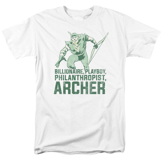 Dc Archer Mens T Shirt White Officially Licensed