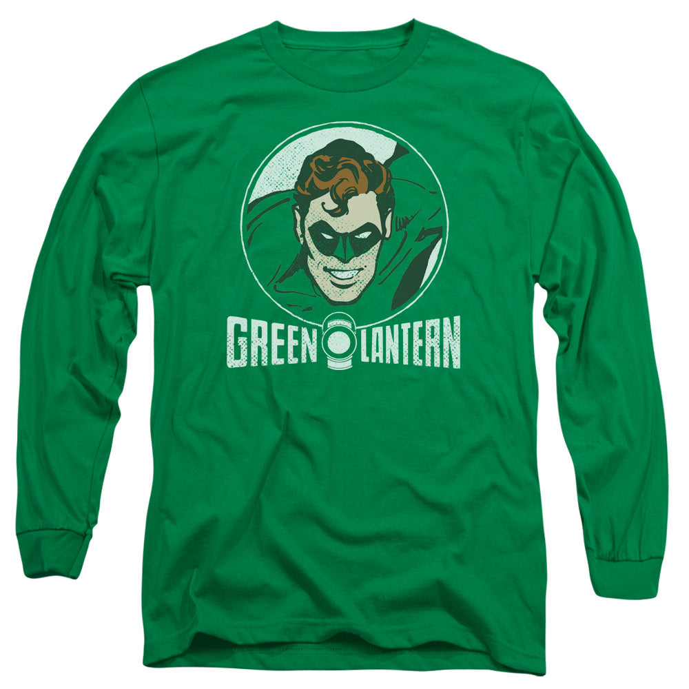 Dc Lantern Circle Mens Long Sleeve Shirt Kelly Green Officially Licensed