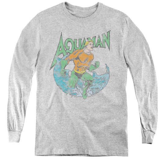 DC Comics Marco Long Sleeve Kids Youth T Shirt Athletic Heather Officially Licensed