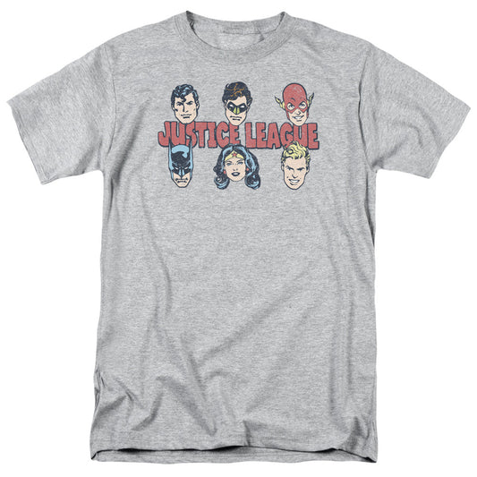 Dc Justice Lineup Mens T Shirt Athletic Heather Officially Licensed