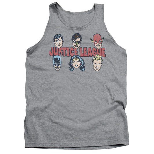 DC Comics Justice Lineup Mens Tank Top Shirt Athletic Heather Officially Licensed