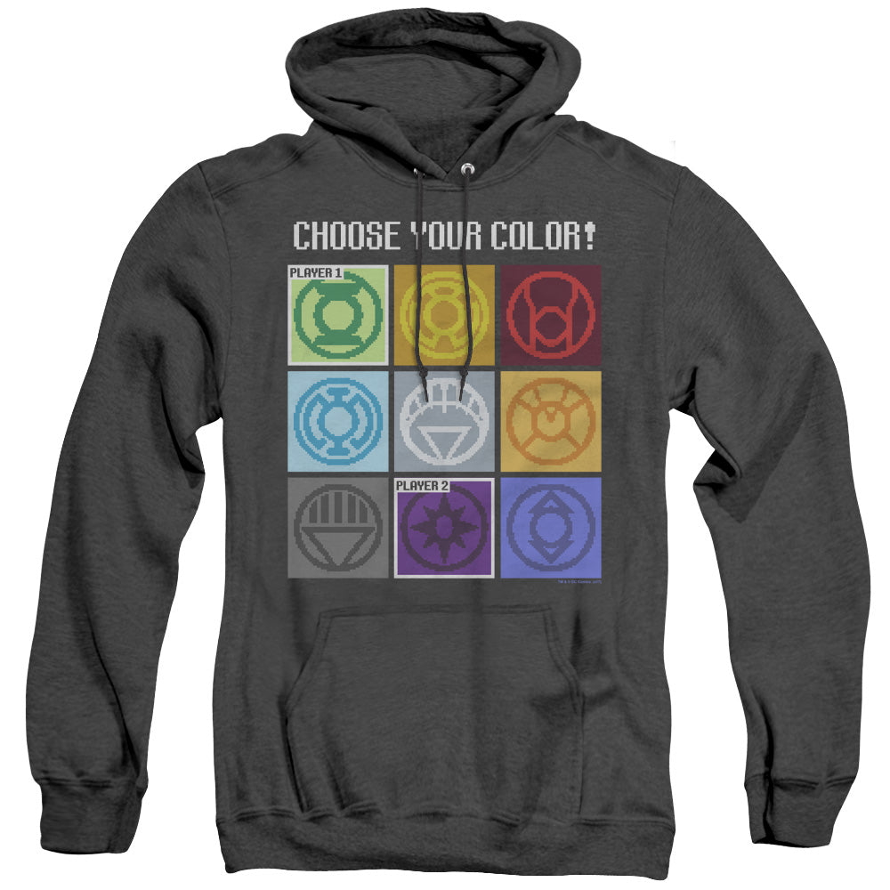 Dc Choose Your Color Mens Heather Hoodie Black Officially Licensed