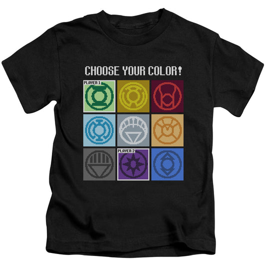 DC Comics Choose Your Color Juvenile Kids Youth T Shirt Black Officially Licensed