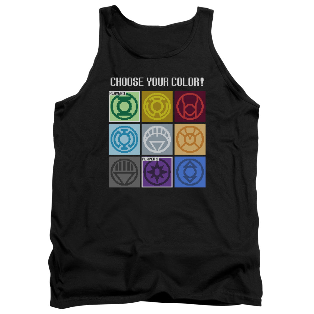 DC Comics Choose Your Color Mens Tank Top Shirt Black Officially Licensed