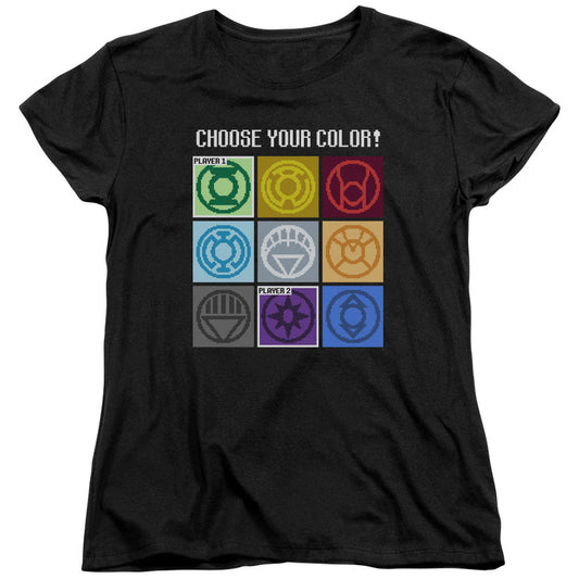 DC Comics Choose Your Color Womens T Shirt Black Officially Licensed