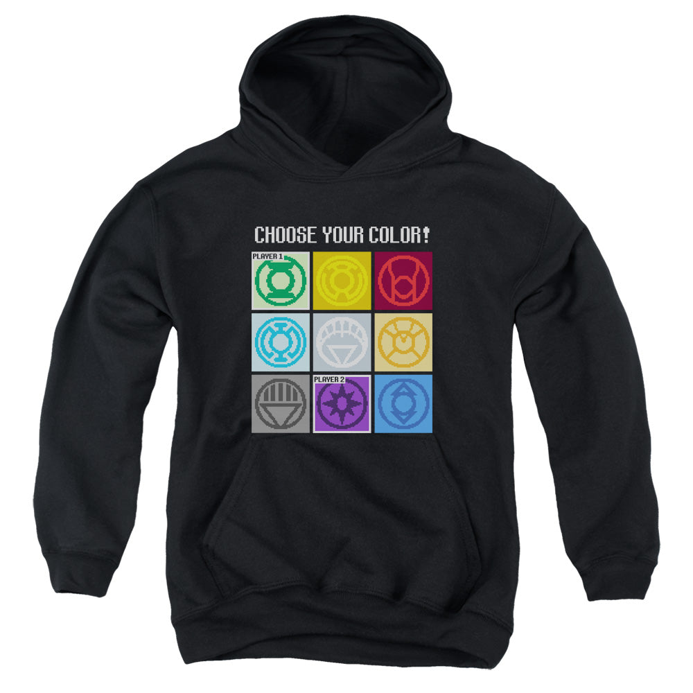 DC Comics Choose Your Color Kids Youth Hoodie Black Officially Licensed