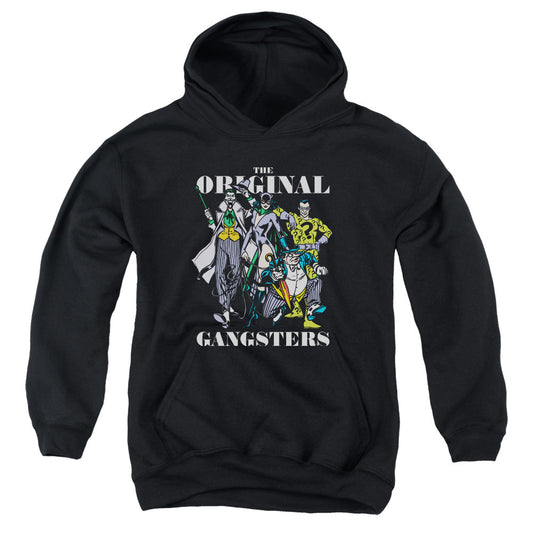 DC Comics Original Gangsters Kids Youth Hoodie Black Officially Licensed