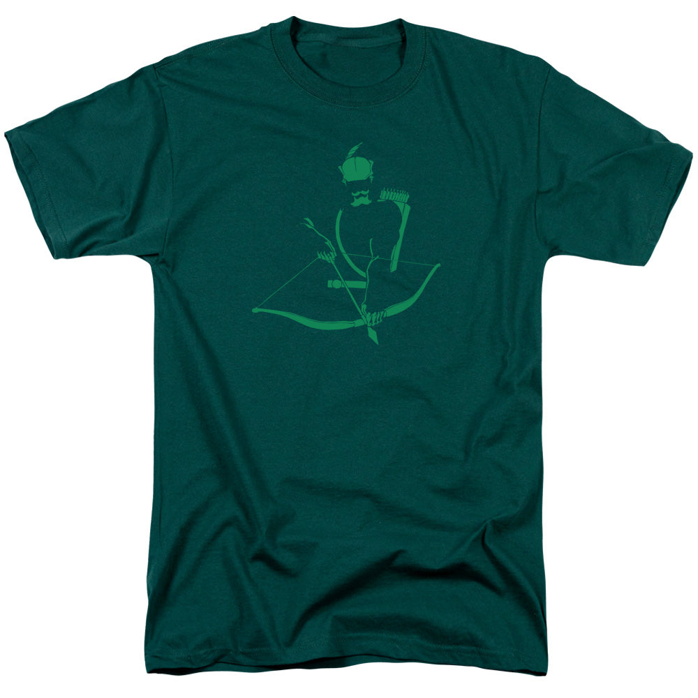 Dc Arrow Min Mens T Shirt Hunter Green Officially Licensed