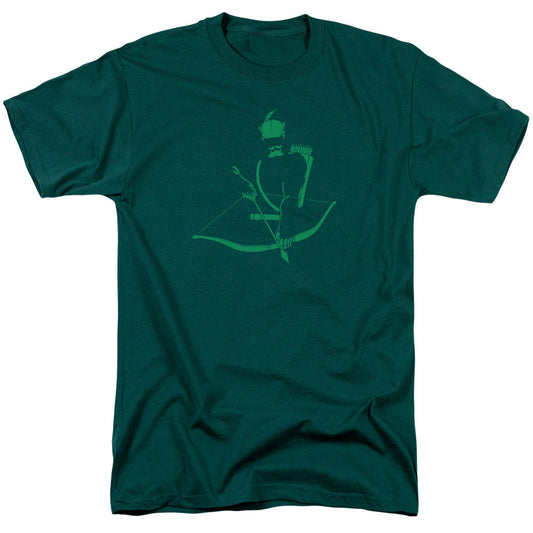 Dc Arrow Min Mens T Shirt Hunter Green Officially Licensed