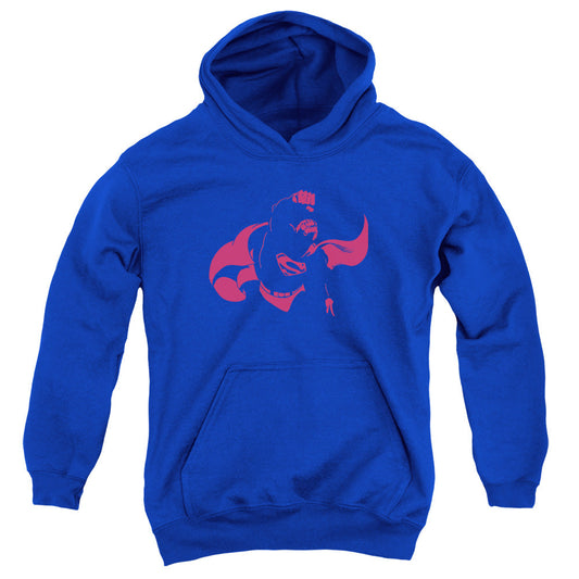 DC Comics Super Min Kids Youth Hoodie Royal Blue Officially Licensed
