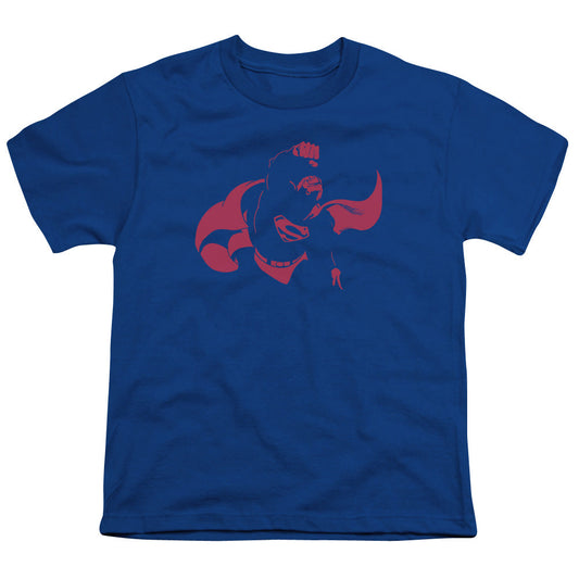 DC Comics Super Min Kids Youth T Shirt Royal Blue Officially Licensed