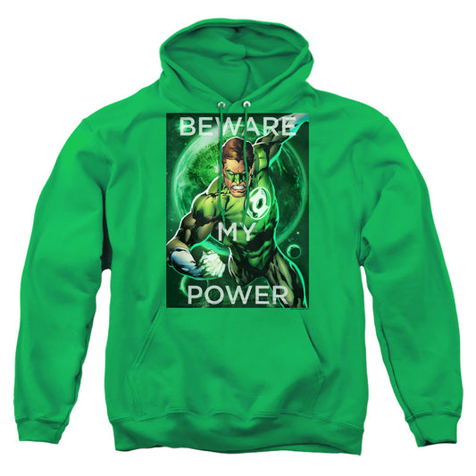 Dc Power Mens Hoodie Kelly Green Officially Licensed