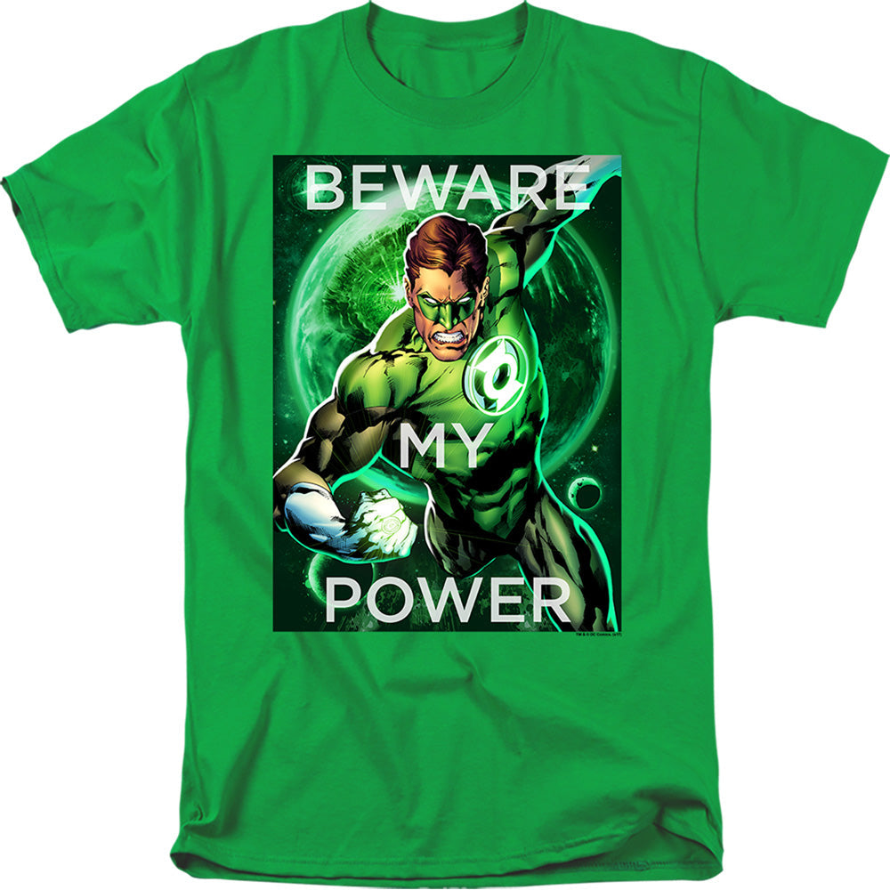 Dc Power Mens T Shirt Kelly Green Officially Licensed