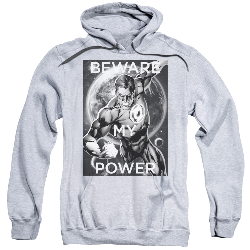 DC Comics Power Mens Hoodie Athletic Heather Officially Licensed