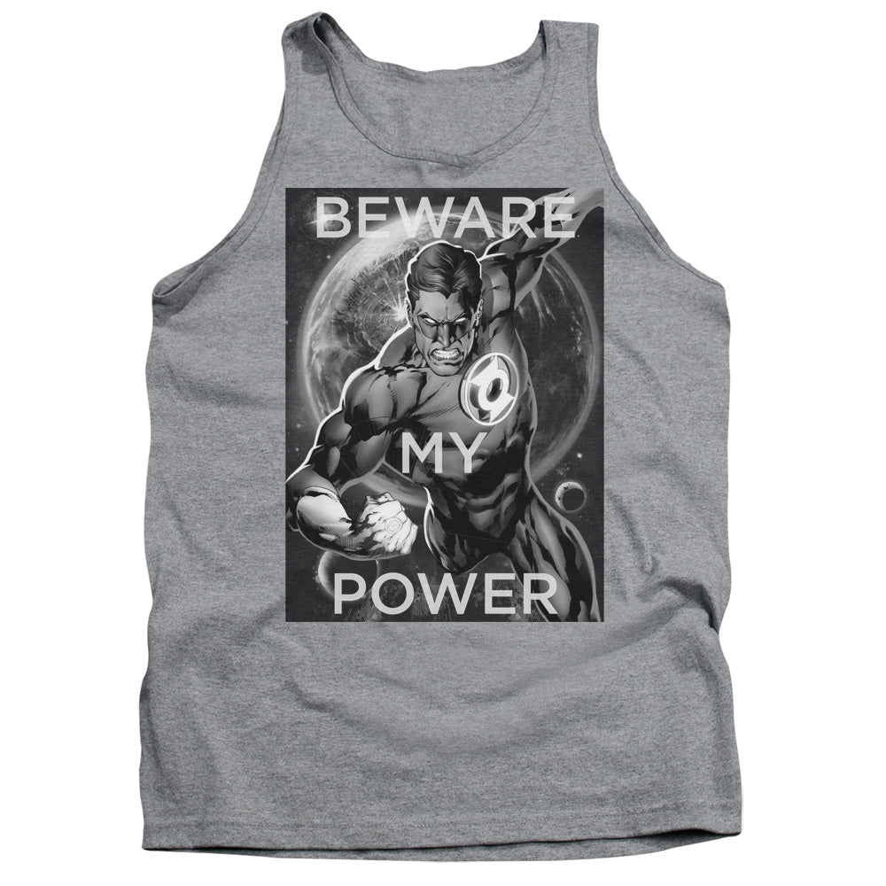 DC Comics Power Mens Tank Top Shirt Athletic Heather Officially Licensed
