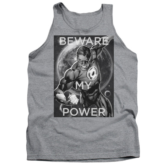 DC Comics Power Mens Tank Top Shirt Athletic Heather Officially Licensed