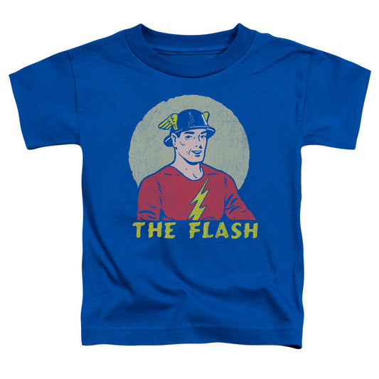 DC Comics Flash Faded Circle Toddler Kids Youth T Shirt Royal Blue Officially Licensed