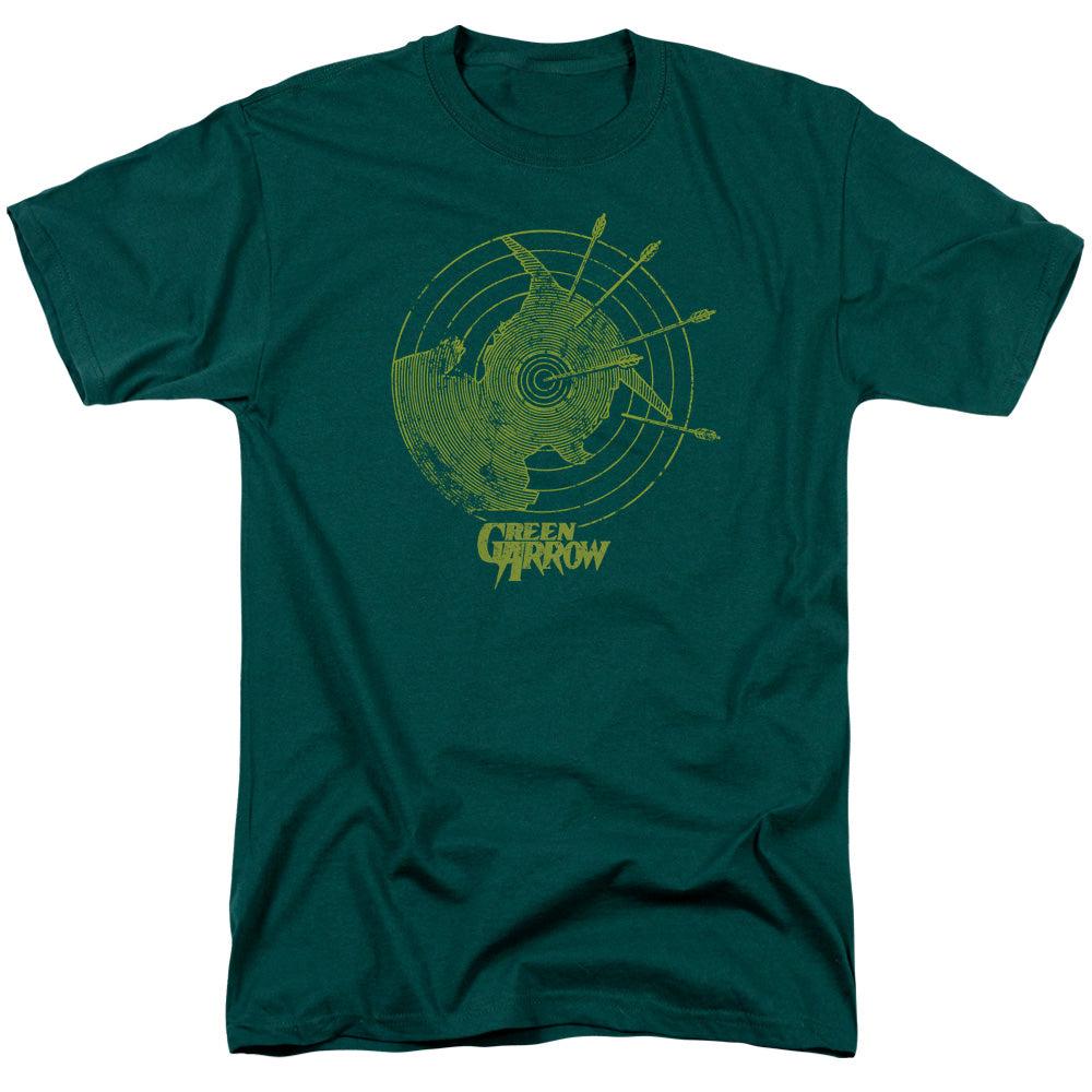Dc Always On Target Mens T Shirt Hunter Green Officially Licensed