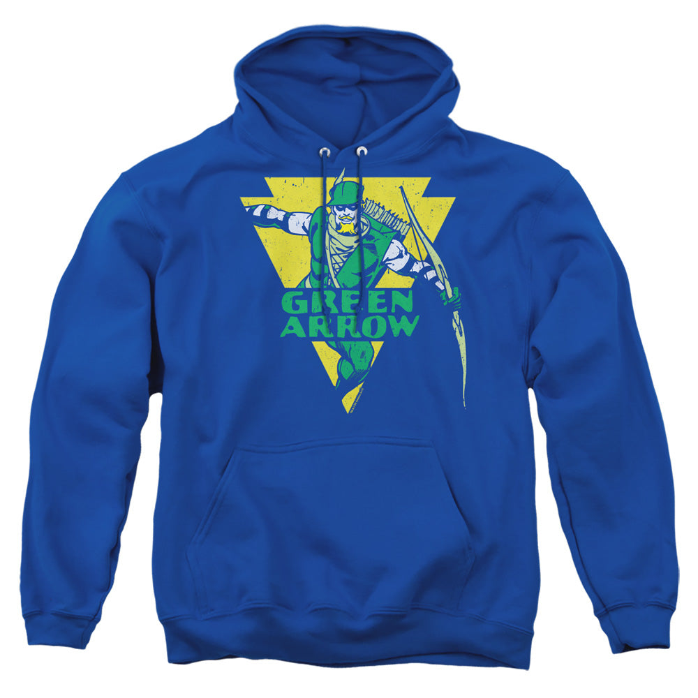 Dc Distressed Arrow Mens Hoodie Royal Blue Officially Licensed